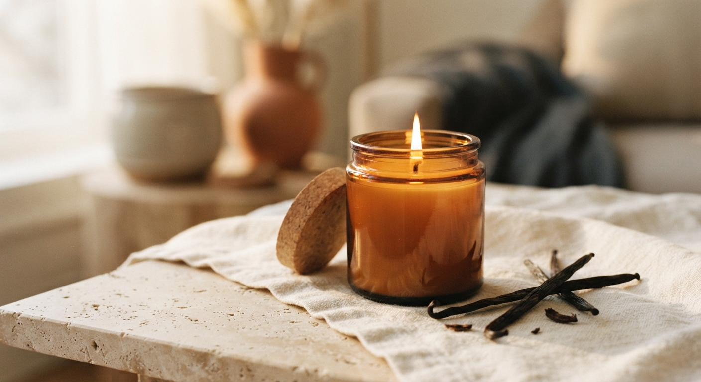 Bougie Ambre & Vanille